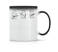 Moonai Julie And The Phantoms Ghosties Black Tasse à Thé à Café En Céramique Classique Blanc Noir Rose Magie 330ml, Moonai-Mug-Magic-330ml-DBGEL