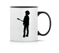 Moonai Robert Cure Smith Tasse à Thé à Café En Céramique Classique Blanc Noir Rose Magie 330ml