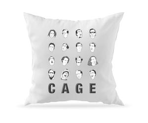 Moonai The Many Faces of Nicolas Cage Housse de Coussin Décorative et Rembourrage pour Canapé 40x40