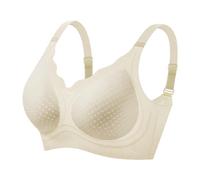 MOONBADI Brassiere Sport Femme Beige Soutien Gorge sans Armature Maintien Extreme Grande Taille - Lingerie Sexy et Confortable brassière Forte Poitrine 100E
