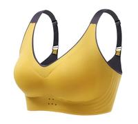 MOONBADI Brassiere Sport Femme sans Armature Brassière sans Couture | brassière forte poitrine élastique structure renforcée utilisation quotidienne
