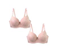 MOONBADI Soutien Gorge avec Armature - 2 pièces Rose Clair 100E Larges Bretelles brassière Forte Poitrine sous Vetement feminins