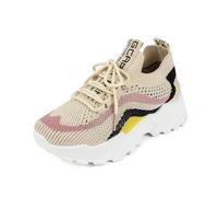 Moonbeam D'Lites Fresh Start Baskets à lacets en mousse à mémoire de forme pour femme, rose, 38.5 EU