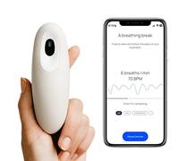 Moonbird Coach de Respiration et de Sommeil - USB rechargeable, sans fil, étanche (Soft White)