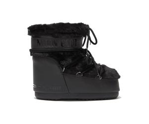 Moonboot - Bottes après-ski en fausse fourrure - Moon Boot Icon Low Faux Fur Black pour Femme - Taille 39-41 - Noir Noir 39-41