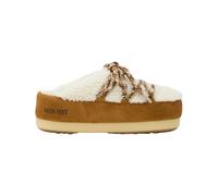 Moonboot - Chaussons d'extérieur chauds et imperméables - Moon Boot Evx Mule Shearling Whisky Off White - Taille Enfant 39-40 - Marron Marron 39-40