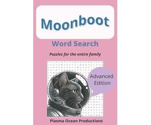 Moonboot: Puzzles For The Entire Family, Advanced Edition: 9x6, 110 pages, 1155 Word Search Game, Relaxation, Reduce Anxiety, Anti-Stress, Humour, Cat Science Fiction and Comedy