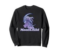 Moonchild Goddess Purple Moon Enfant Triple Moon Sweatshirt