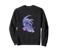 Moonchild Goddess Purple Moon Enfant Triple Moon Sweatshirt