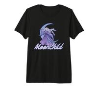 Moonchild Goddess Purple Moon Enfant Triple Moon T-Shirt Haut de Gamme