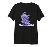 Moonchild Goddess Purple Moon Enfant Triple Moon T-Shirt Haut de Gamme