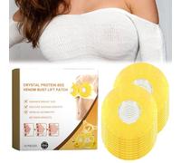Moondor Gelée Royale Lot de 20 patchs d'augmentation des seins 2024 Nouveaux pansements naturels Moondor Gelée Royale Raffermissant Nourrissant les seins Crystal Protein Bee Venom Bust Lift Patch