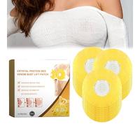 Moondor Gelée Royale Lot de 30 patchs d'augmentation des seins 2024 Nouveaux patchs naturels Moondor Gelée Royale Crystal Protein Bee Venom Bust Lift Patch, nourrissant et raffermissant les seins