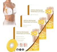 Moondor Royal Jelly Breast Enhancement Patch,Breast Firming Patch for Women,Breathable,Traceless and Anti-Sag Breast Enhancement Patch,Natural Breast Nourishing Firming Patch (3 Box)