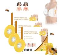 Moondor Royal Jelly Lot de 3 patchs d'amélioration de la poitrine en gelée royale naturelle Moondor pour raffermir la poitrine