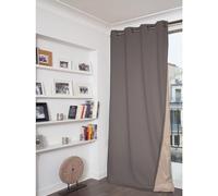 Moondream HM69R1122089 MOONDREAM Rideau Anti-onde/Occultant Polyester Poivre 130 x 260 cm