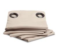 Moondream LumenControl™ Rideau Occultant | Protection Lumière+Soleil | Fabrication UE | Oeillets | Beige MC634 | 140L x 180H cm