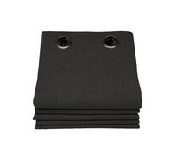 Moondream LumenControl™ Rideau Occultant Total | Protection Lumière+Soleil | 100% Opaque | Fabrication UE | Oeillets | Gris MC713 | 130L x 260H cm