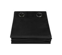 Moondream LumenControl™ Rideau Occultant Total | Protection Lumière+Soleil | 100% Opaque | Fabrication UE | Velours | Oeillets | Noir MC710 | 130L x 250H cm