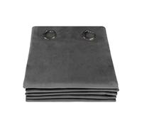 Moondream LumenControl™ Rideau Occultant Total | Protection Lumière+Soleil | 100% Opaque | Fabrication UE | Velours | Oeillets | Gris MC09 | 130L x 250H cm