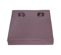 Moondream Rideau Occultant Total, Protection Lumière 100% Opaque, Tissu Enduit, Oeko-Tex, Dream Violet - Guimauve, 135 x 250 (LxH) cm, Œillets (1 Rideau)