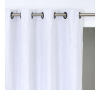 Moondream ThermActiv® Voilage Thermique Hiver+Été 2en1 | Isolant Anti-Chaleur et Anti-Froid | Technologie Brevetée | Fabrication UE | Oeillets | Blanc MC720 | 140L x 240H cm