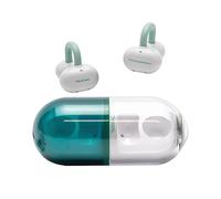 Moondrop Pill Écouteurs Intra-Auriculaires Bluetooth 6.0 OWS à Suspendre IPX4 avec Clip d'oreille Ouvert sans Fil AI ENC MD-0WS-003 (Vert)