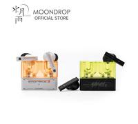 MOONDROP Space Travel 2 écouteurs HiFi à suppression du bruit TWS sans fil Bluetooth 6.0 ANC Mode jeu à faible latence Casque de jeu SBC/AAC Black with case