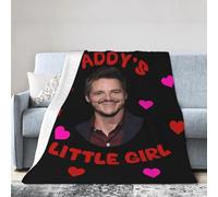 Moonforever Pedro Movie Pascal Couverture ultra douce en micro-polaire légère en flanelle pour lit, canapé, camping 127 x 101,6 cm