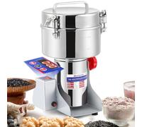 Moongiantgo 2500g Moulin à Céréales Électrique avec Minuterie LED Moulin à Épices en Acier Inox Broyeur Ultrafin Moteur Commercial de 3600W 36000 RPM avec Protection Surcharge pour Grain, Épice, Herbe
