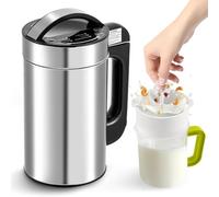 Moongiantgo Machine à Faire Du Lait 1l, 7-En-1 Fabricant De Lait De Soja Avec Recette, Adapté Pour Le Lait De Soja, Amande, Végétalien, Avoine, Le Porridge, La Pâte, Le Jus, Auto-Nettoyant, 220v