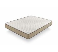 Moonia - Matelas Fibre Todotherm 140 x 190 cm - Grand Lit - Matelas de Haute Durabilité - Matelas Anti-acariens - Modèle Bamboo Care
