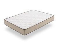 Moonia Matelas Bamboo Fresh Viscosoft Haute Durabilité Anti-acariens 80x190cm Blanc
