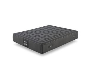 Moonia | Matelas Black Spring Royal Hybride Viscoélastique Ressorts En Sachet Épaisseur ±30cm Multizones Indépendance des Lits 180x200cm