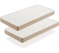 Moonia Matelas pour enfants DuoSystem Ouate Viscosoft Fermeté moyenne/élevée Haute durabilité Très durable 80x180