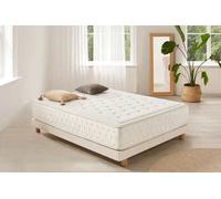Moonia Matelas Premium Cashmere 27 cm 135x190 cm Mousse Haute Densité Soutien Ergonomique Confort