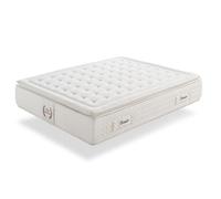 Moonia Matelas King Premier Spring Ressorts ensachés Très respirant Système de confort multizone 160x200