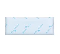 Moonia | Oreiller viscoélastique Frais médical Bleu | Viscoélastique | Santé cervicale | Oreiller Bleu viscoélastique 75 cm | Oreiller viscoélastique | acarien