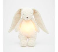 Moonie - Peluche veilleuse musicale et lumineuse nature bio lapin Blanc polaire