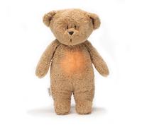 Moonie - Peluche veilleuse musicale et lumineuse nature bio ourson Cappuccino
