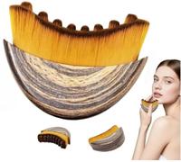 Mooniva LunaSculpt - Brosse Lymphatique Visage Brosse, Texturée Raffermissante Pour Le Visage, Le Menton Et La Mâchoire (2PCS)