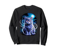 Moonlight Forest British Shorthair Cat Sweatshirt
