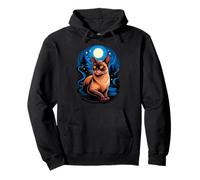 Moonlight Forest Burmese Cat Sweat à Capuche