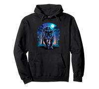 Moonlight Forest Panthère Panthères Sweat à Capuche
