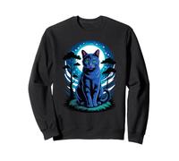 Moonlight Forest Russian Blue Cat Russian Blues Maltese Sweatshirt