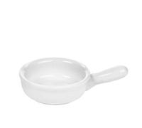 Moonlight miniature Poêle à frire Ramequin Porcelaine Blanc 6 cm - Lot de 12 - Pot à condiments