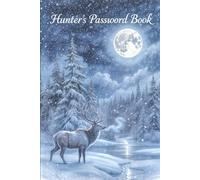 Moonlit Elk Password Journal - Magical Winter Forest Password Keeper Book | Dreamy & Serene Logbook for Nature Lovers