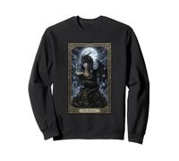 Moonlit Library The Reader Dragon Tarot Fantasy Sweatshirt