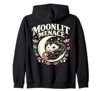 Moonlit Menace Opossum Lune Goth cottagecore Sweat à Capuche