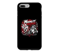 Moonlit Mischief Kitsune Tanuki Japonais Yokai Coque pour iPhone 7 Plus/8 Plus
